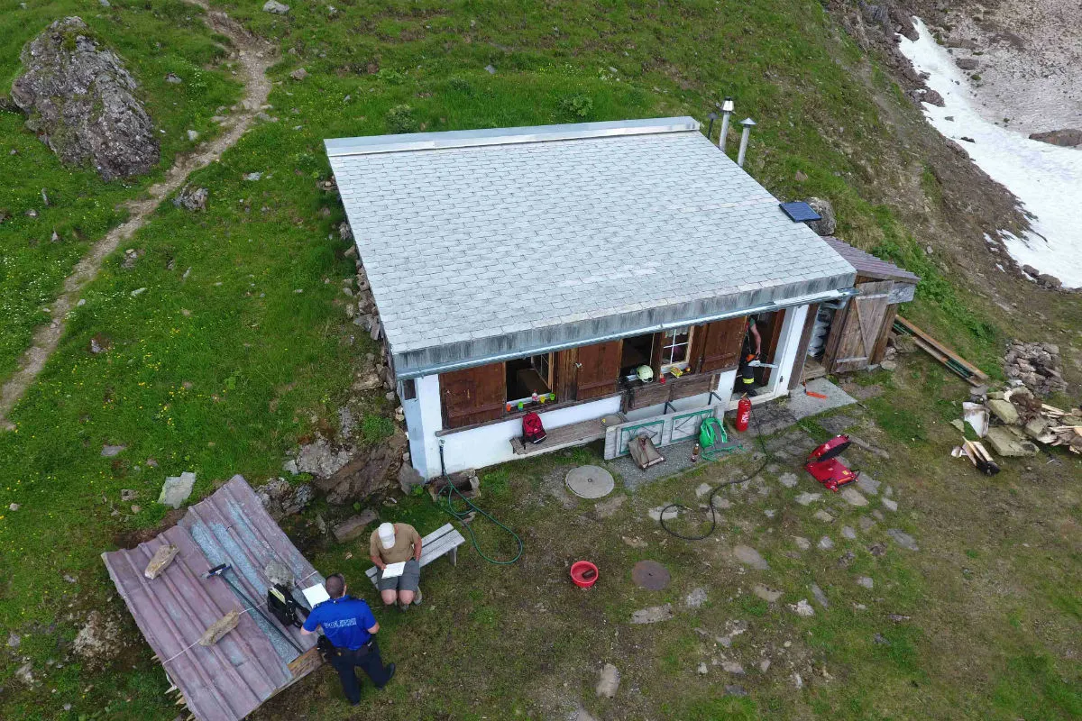 Mädris-Vermol SG - Mottbrand in Alphütte auf über 2'100m