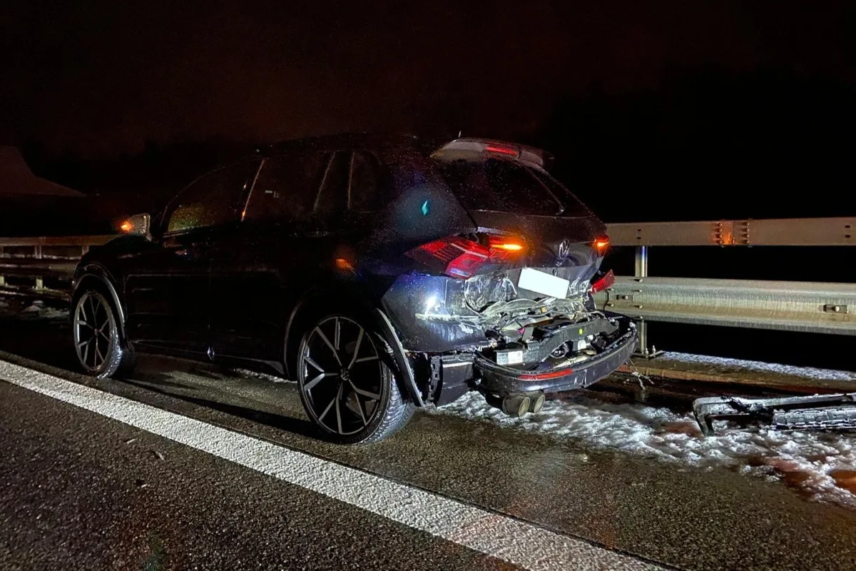 A14 Baar ZG – Selbstunfall auf der A14