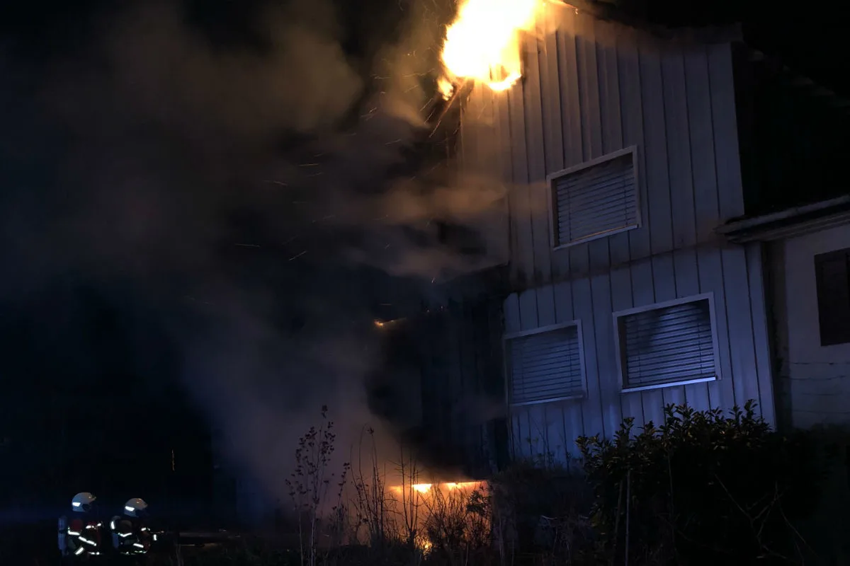 Berneck SG - Brand in Wohnhaus