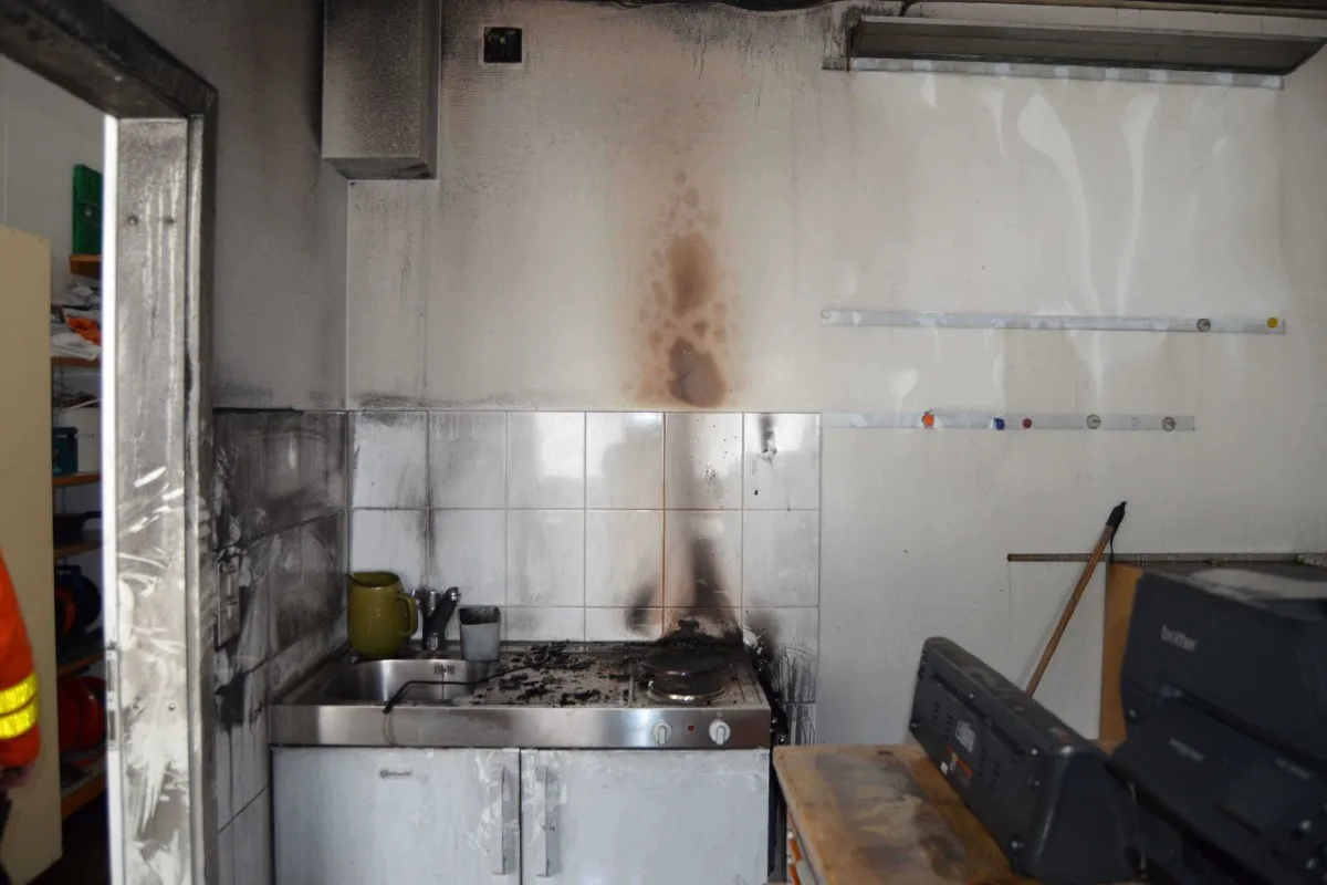 Gais AR - Kaffeemaschine in Brand geraten
