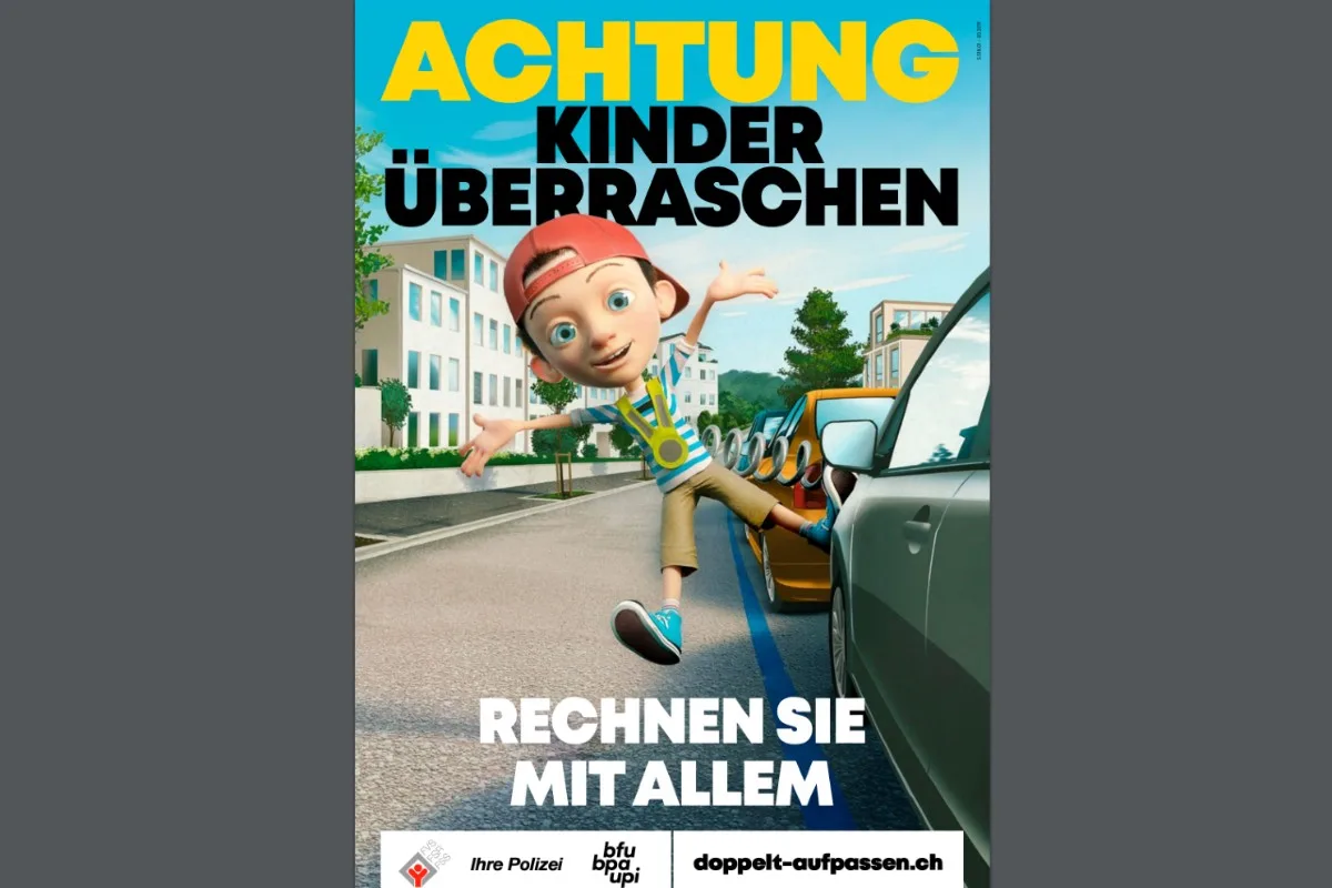 Kanton Luzern - Schulen gehen wieder auf – Fahrzeuglenkende müssen doppelt aufpassen