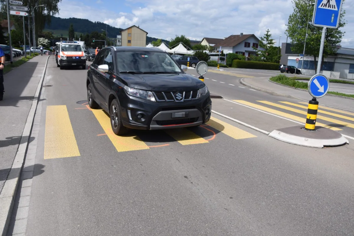 Heerbrugg SG - 13-jähriges  Mädchen auf Fussgängerstreifen von Auto erfasst