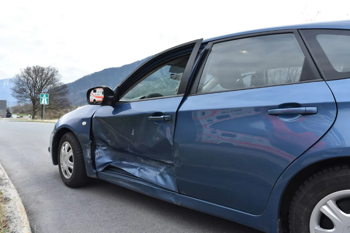 Maienfeld GR - Zwei Leichtverletzte nach Unfall auf Kreuzung