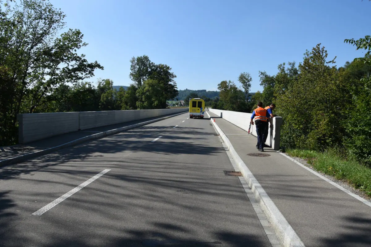 Zuzwil SG - Selbstunfall mit E-Bike