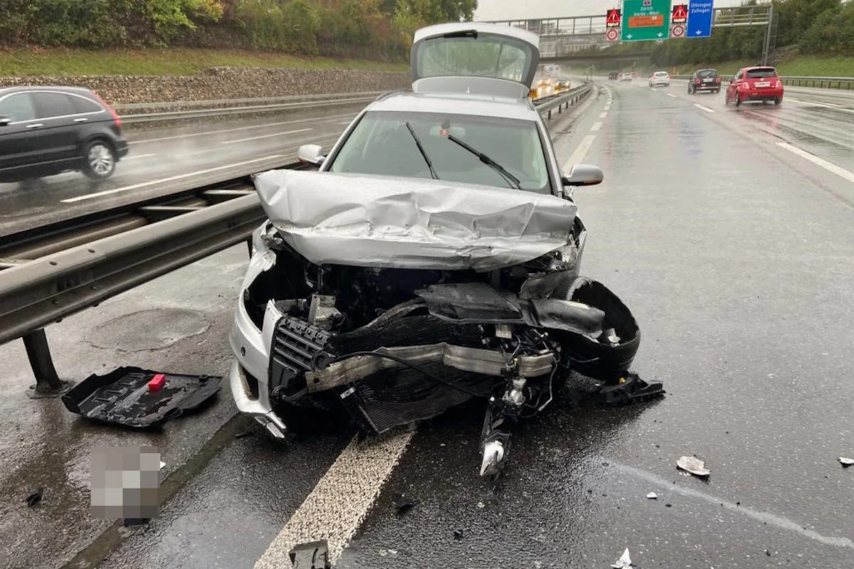 A1 Kanton Aargau – Aquaplaning führte zu Unfällen
