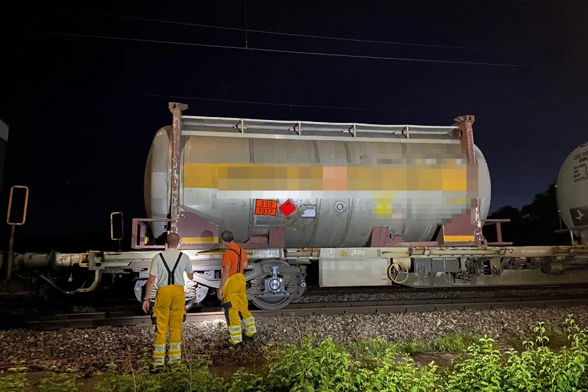 Feuerwehreinsatz in Villmergen AG - Güterzug musste auf der Strecke gestoppt werden