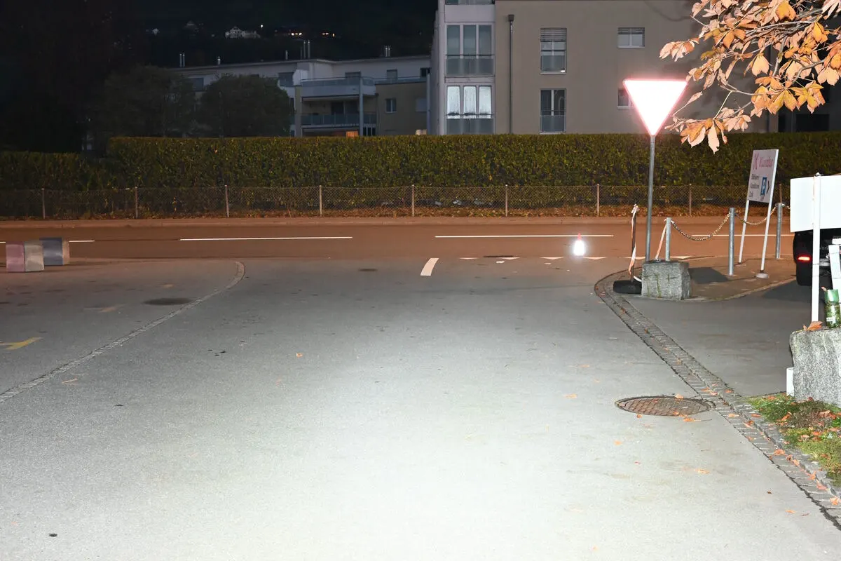 Au SG – E-Biker nach Unfall im Spital