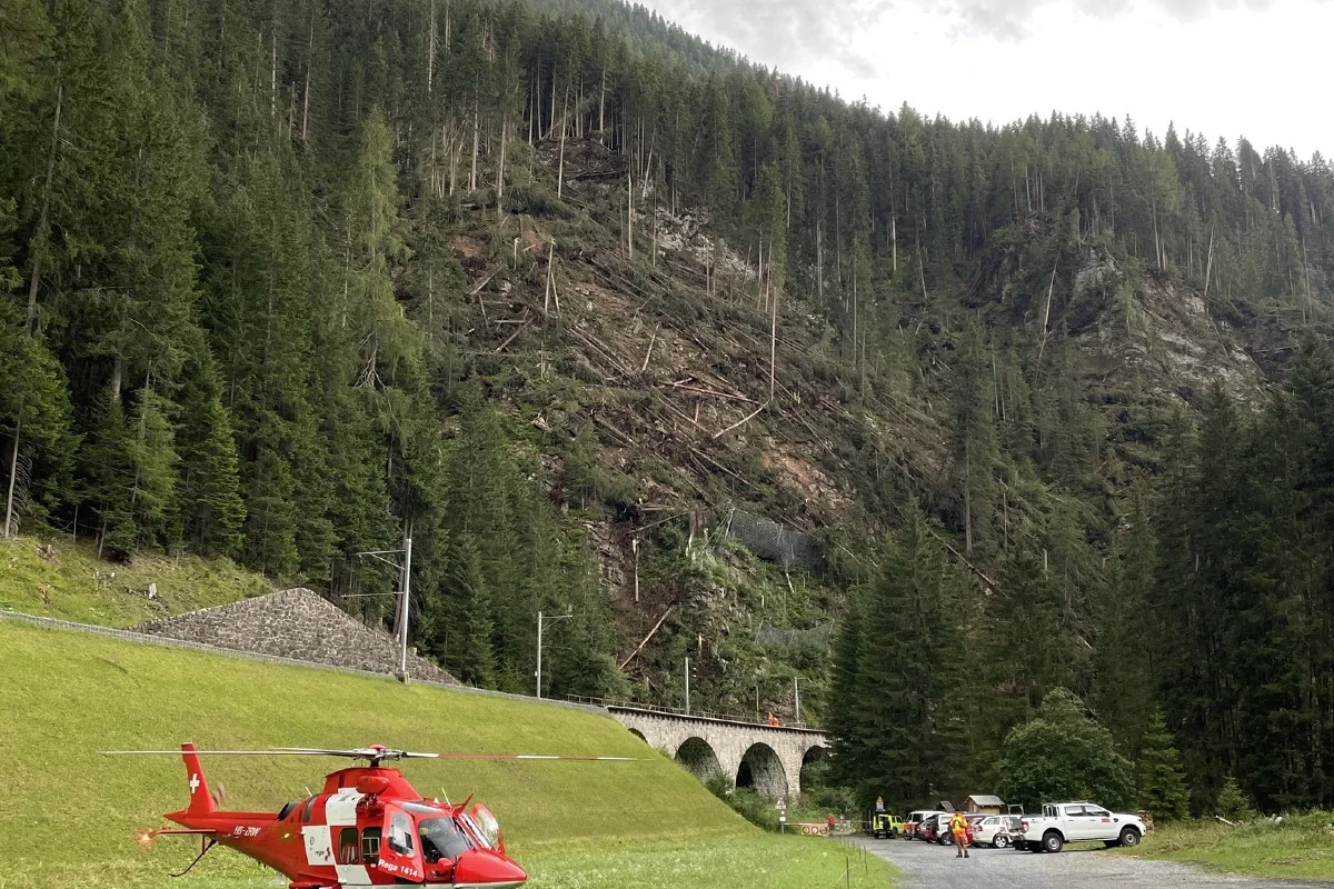 Gewitter in Davos GR - Feriengäste von Unwetter überrascht – eine Person ins Spital geflogen