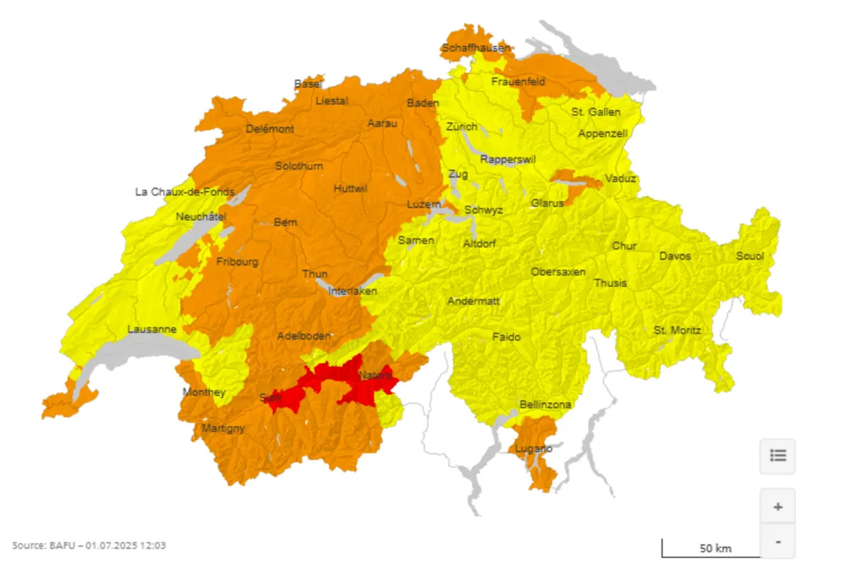 Aargau erhöht Waldbrandgefahr auf Stufe 3