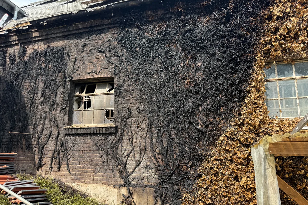 Kalkar NW – Brand von Hauswand