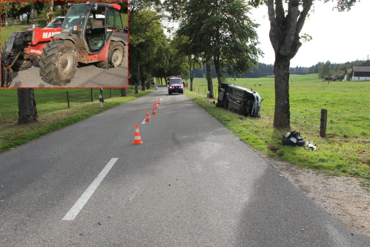 Le Prédame JU - Unfall mit einem Verletzten