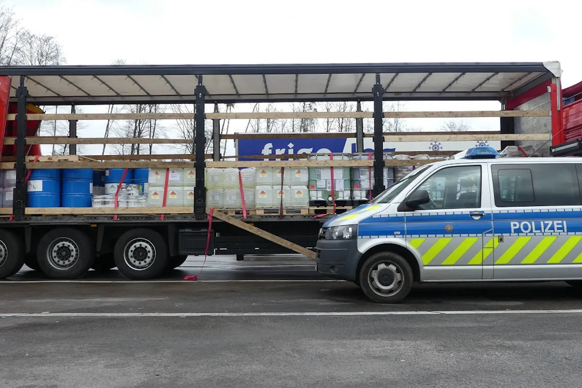 A4 Friedewald – Kontrolle Gefahrgut LKW – Erhebliche Mängel