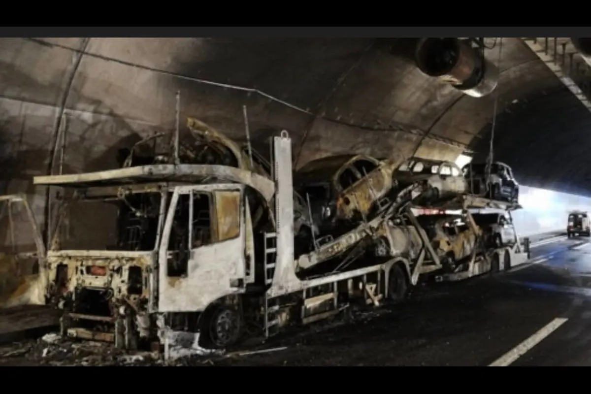 A2 Leventina TI - Verdacht auf Brandstiftung