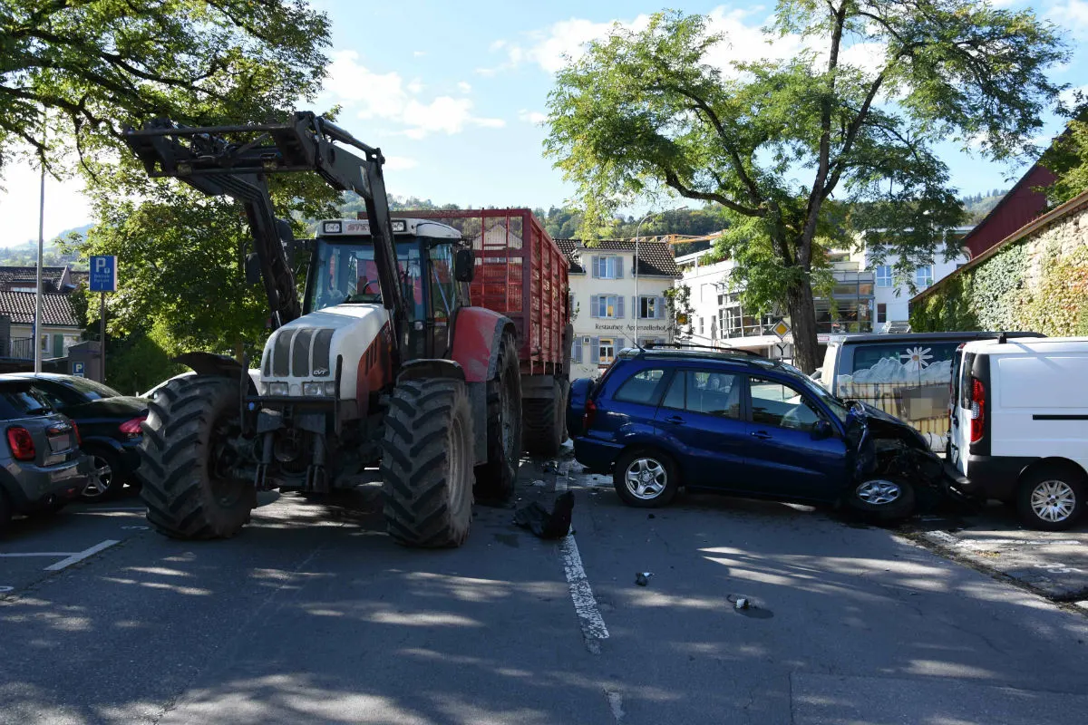 Altstätten SG -  82-Jähriger überholt im falschen Moment!