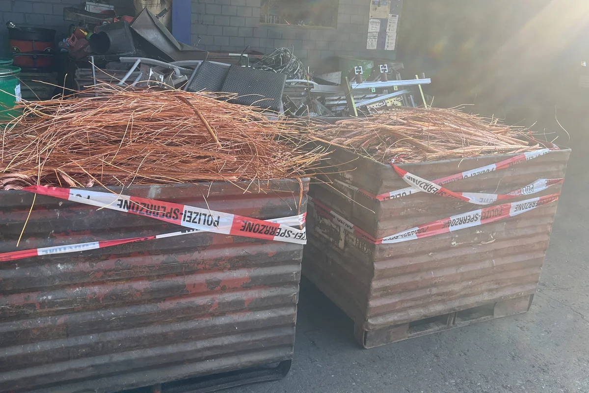 Buchs AG - Wem wurde gestohlenes Kupfer angeboten?