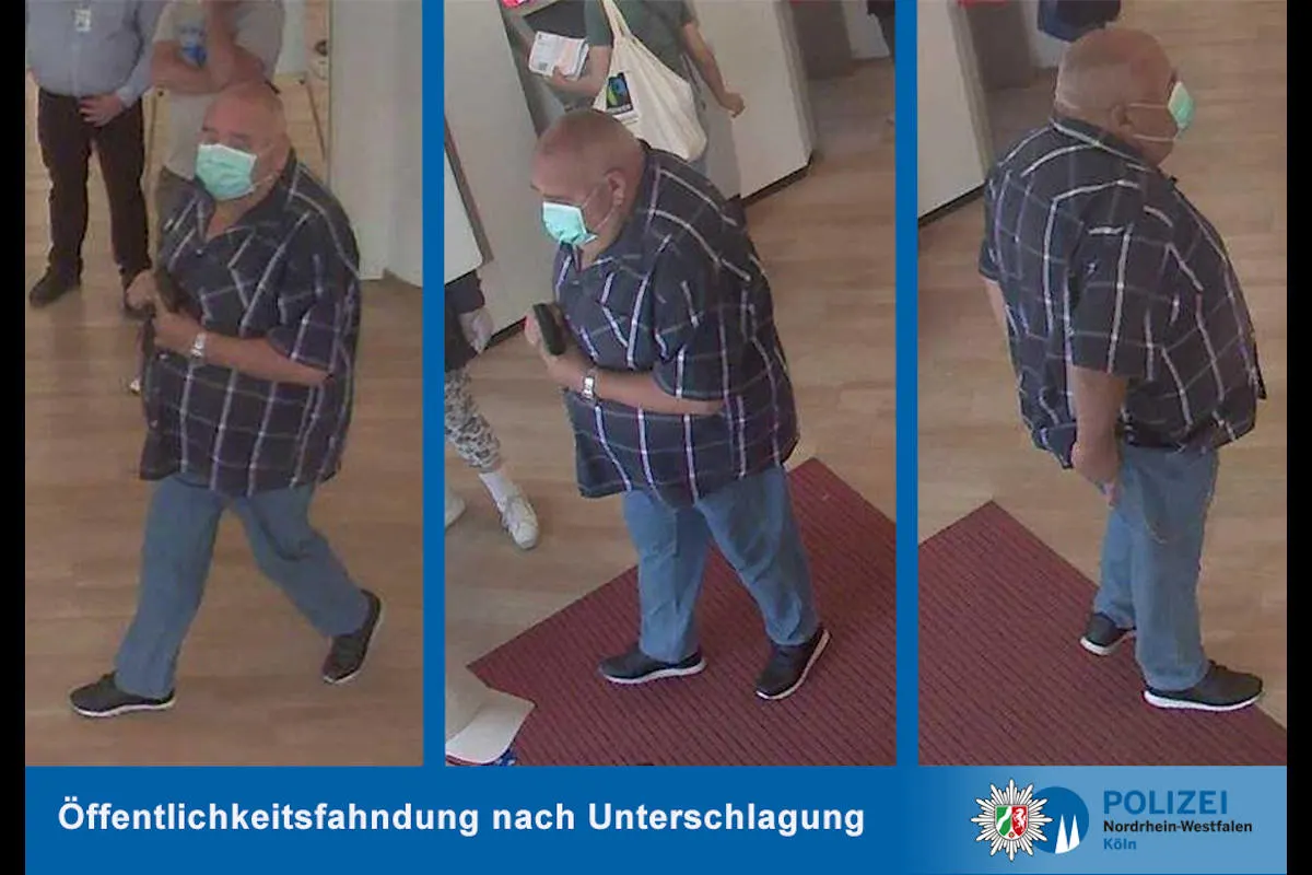Köln – Fahndung nach Unterschlagung an Geldautomat