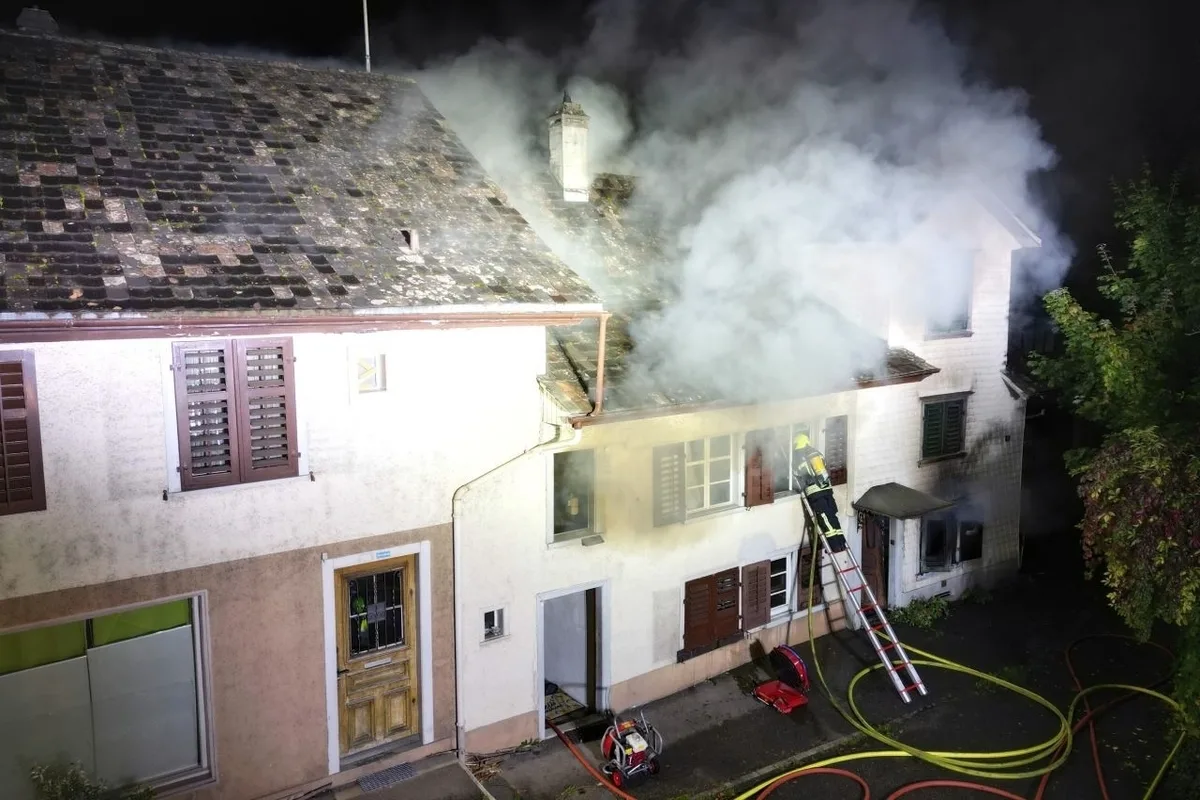 Weinfelden TG - Mehrere zehntausend Franken Sachschaden nach Brand 