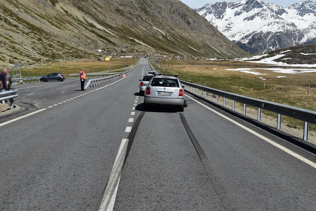 Silvaplana GR – Verkehrsunfall mit Sachschaden