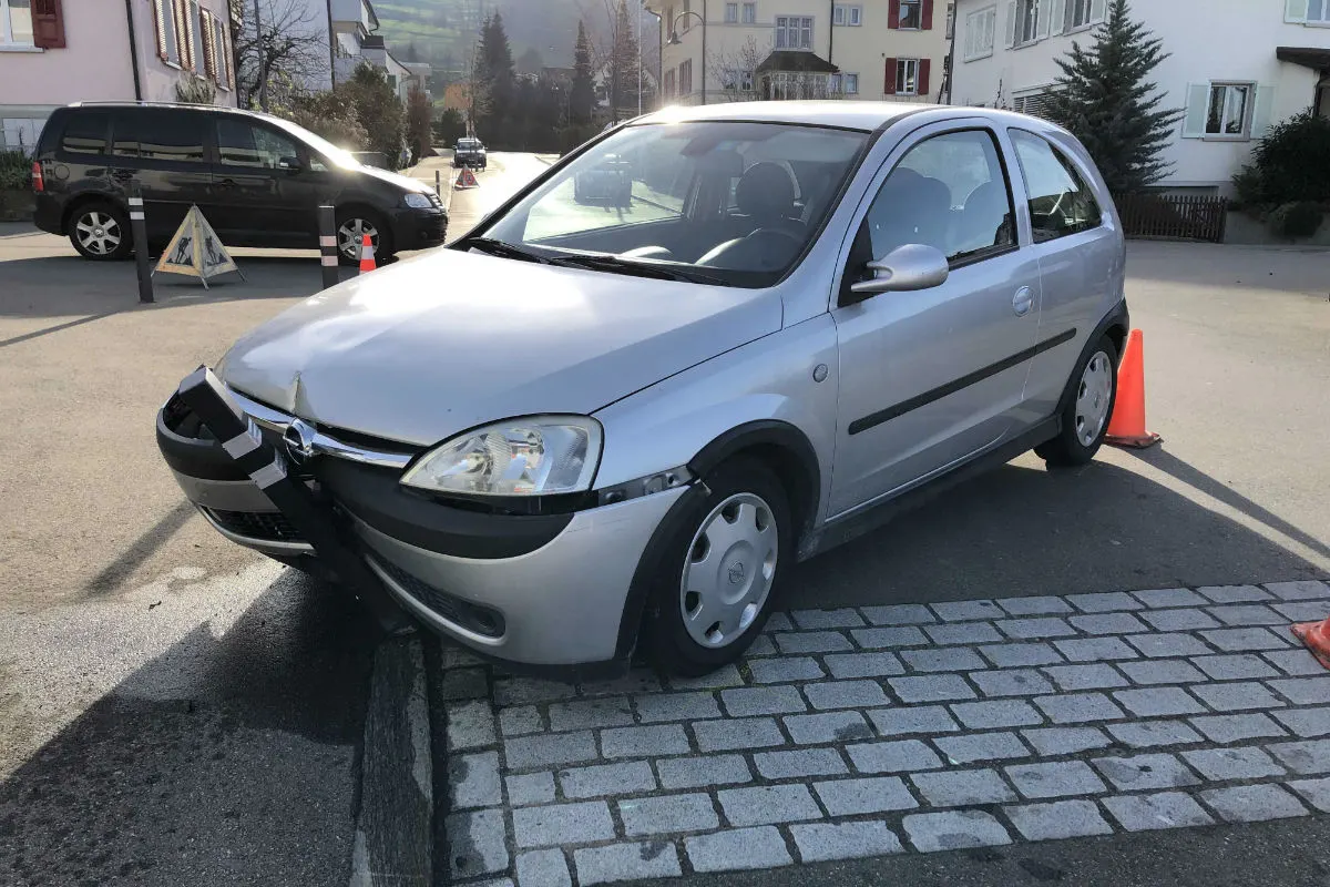 Rorschach SG - Auto übersehen und Unfall verursacht