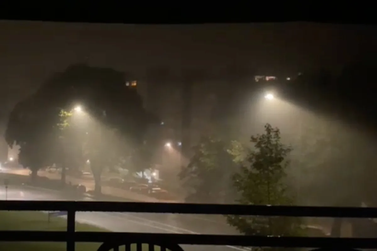 Kanton Freiburg - Polizei und Feuerwehr im Grosseinsatz wegen Unwetter