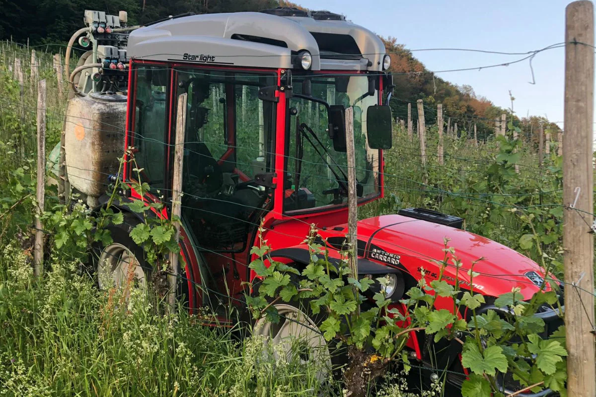 Hemishofen SH - Winzerin von Rebtraktor überfahren