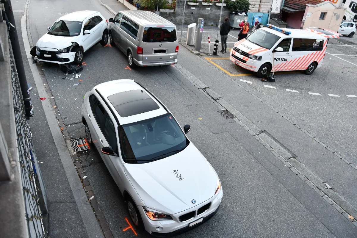 Chur GR - Grosser Sachschaden nach Auffahrkollision