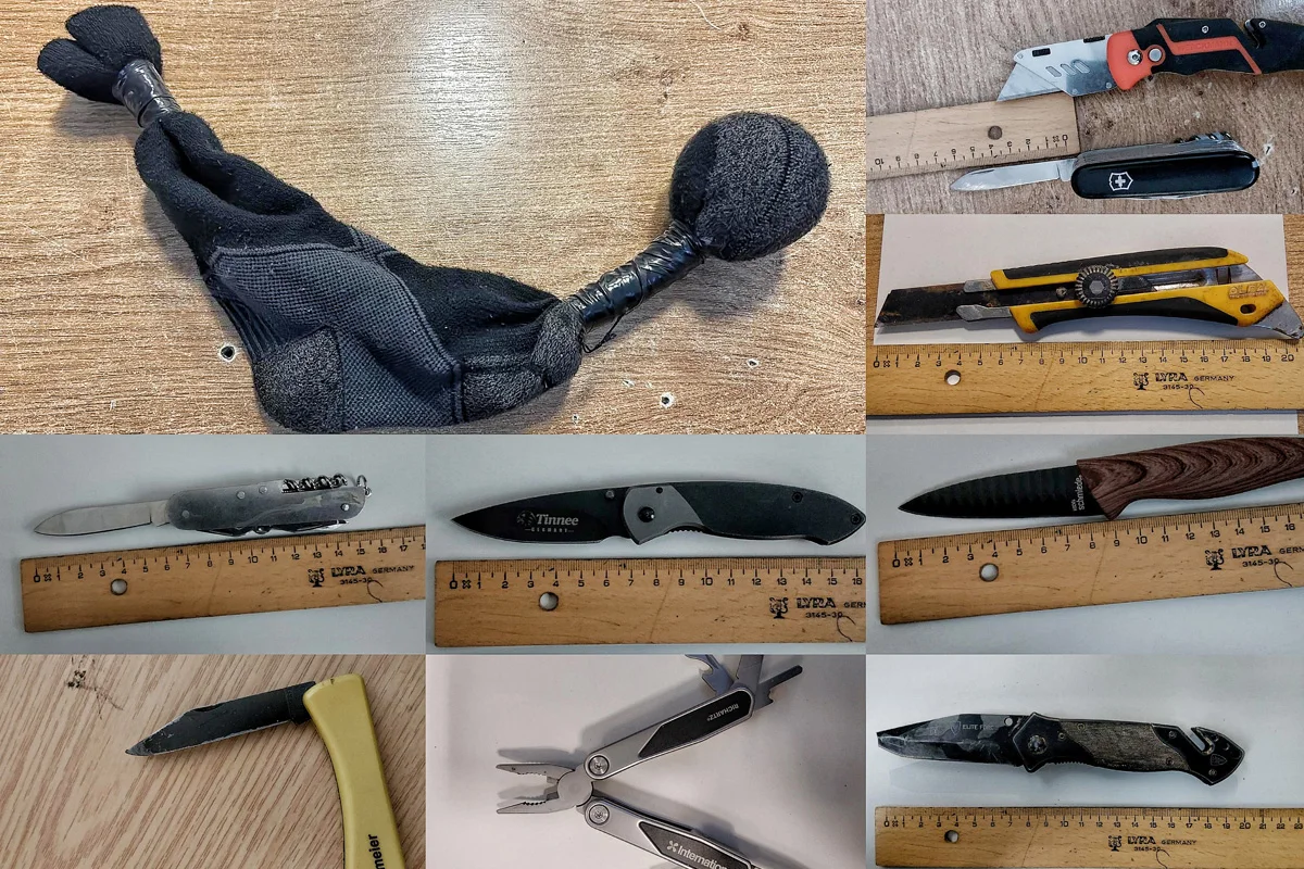 Kiel – Bundespolizei stellt vielfach Messer an Bahnhöfen sicher