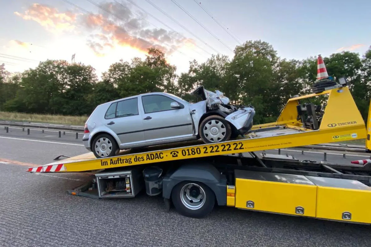 A4 bei Erfurt – Schwerer Lkw Unfall auf der Autobahn