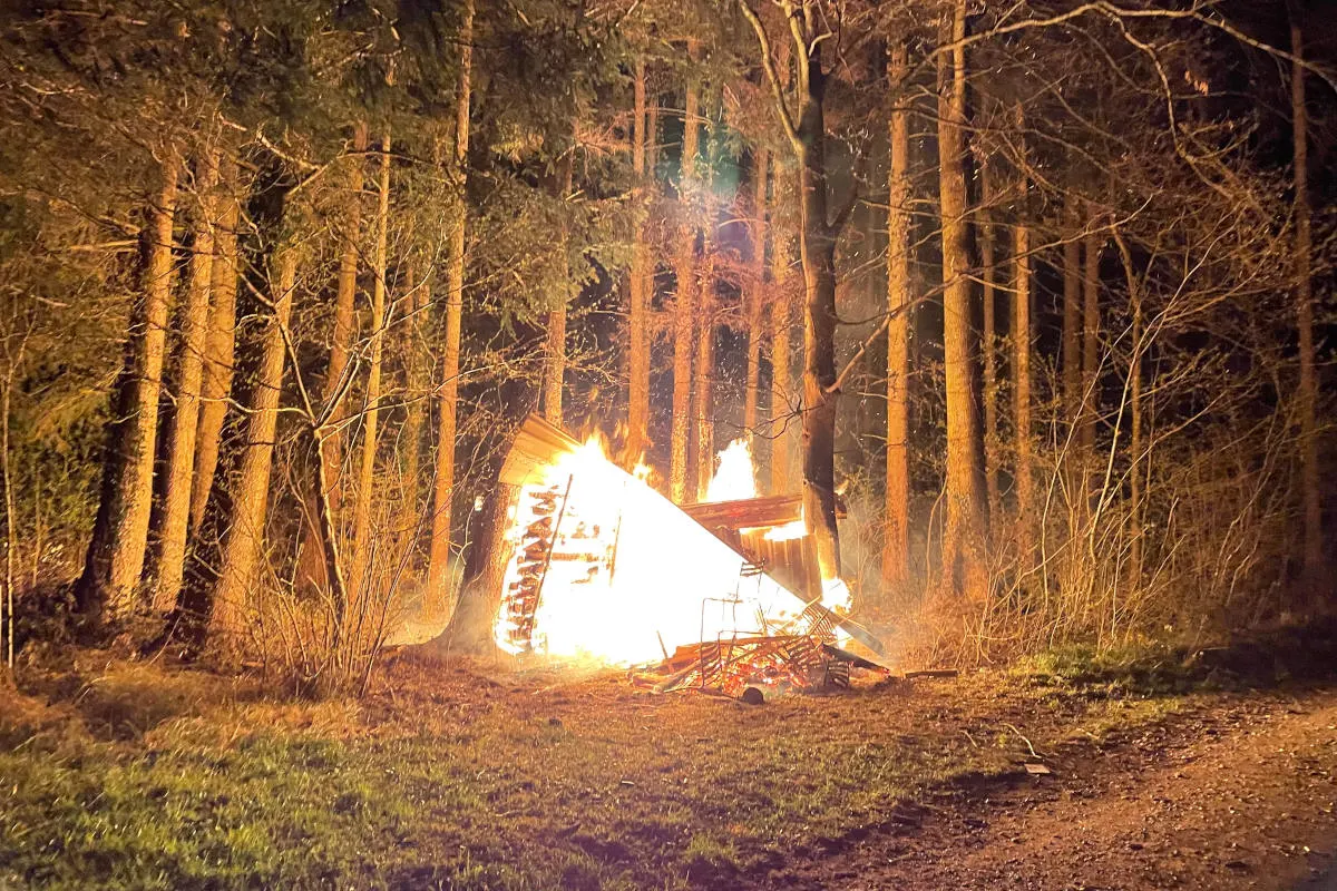 Zihlschlacht TG – Brand von Holzbeige