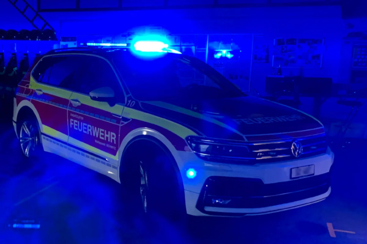 Rothenthurm SZ - Flächenbrand am Waldrand
