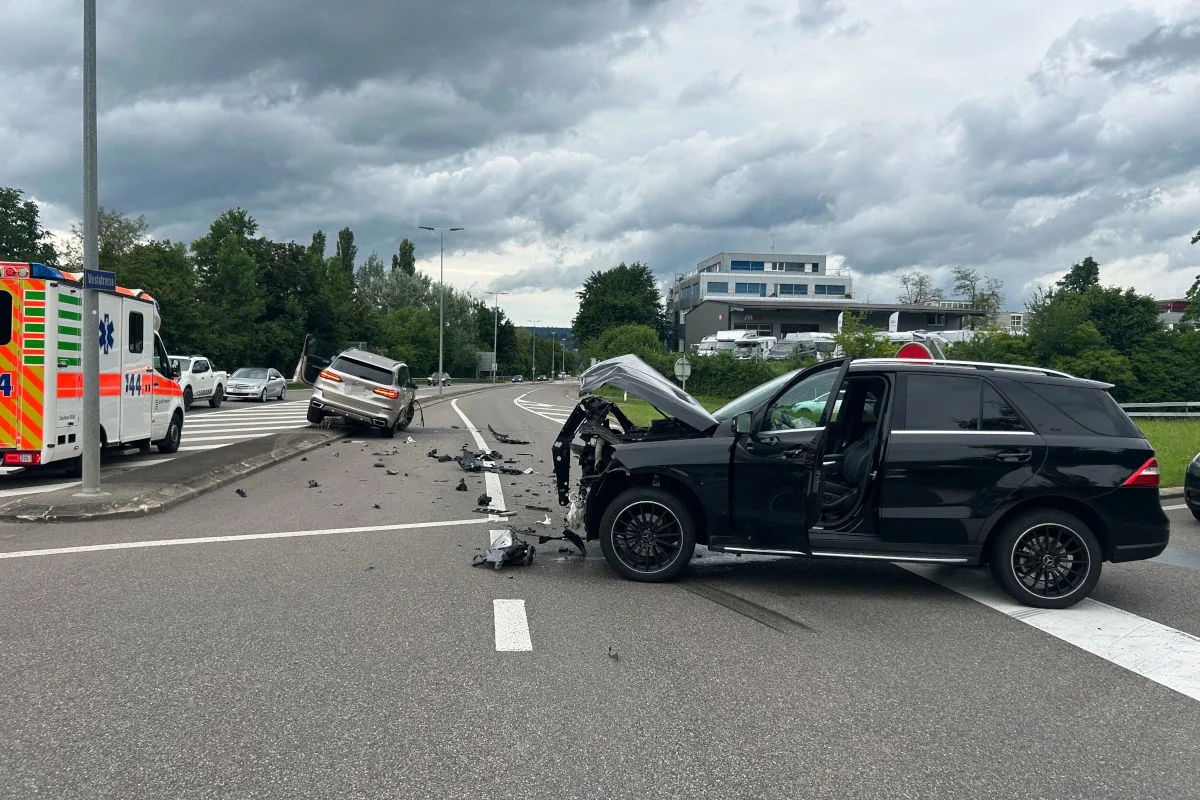 Frauenfeld TG – Mehrere Personen bei Unfall verletzt