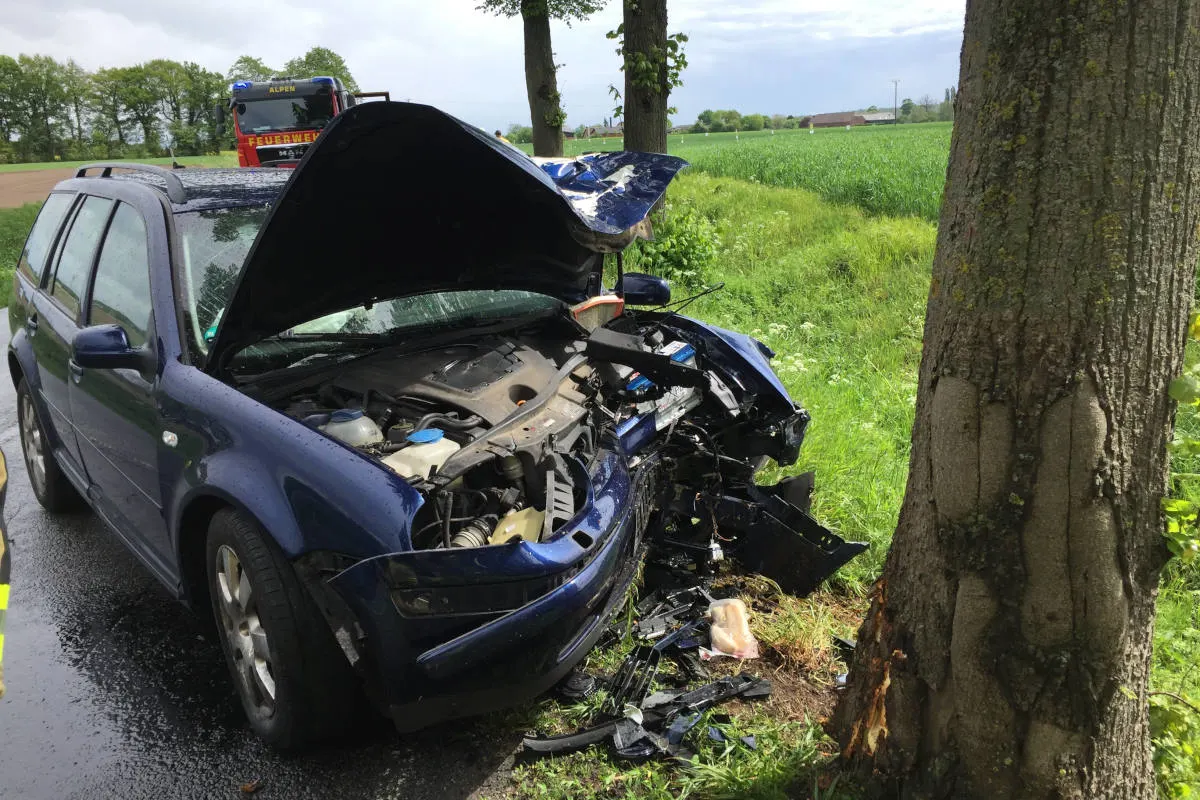 Keine Hilfe nach Kollision mit Baum
