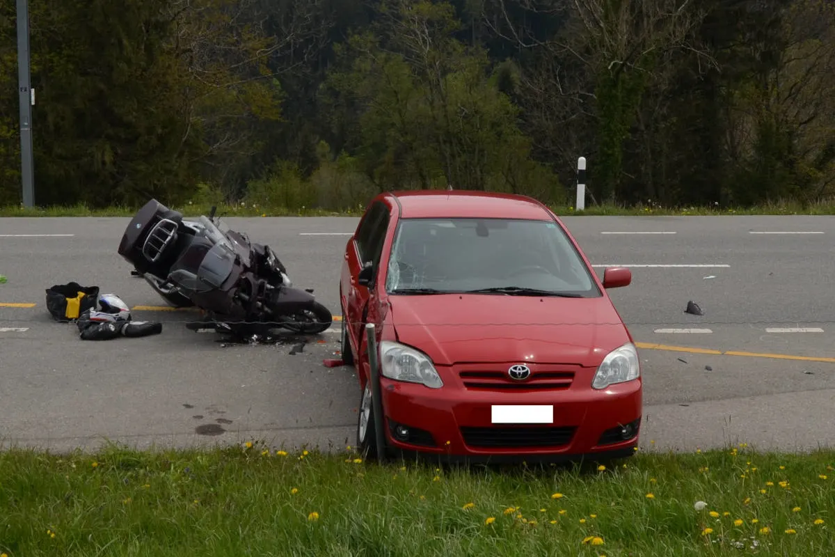 Gais AR - Schwerer Verkehrsunfall