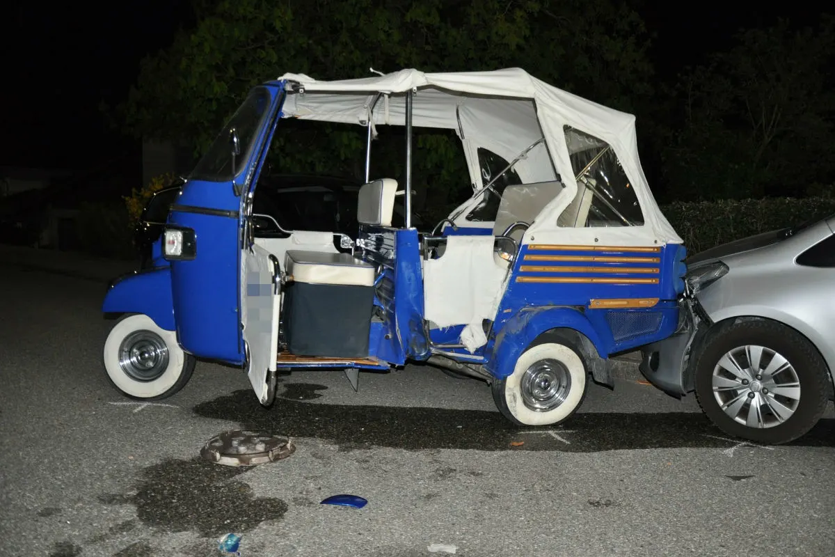 Bettlach SO - Unfall zwischen Auto und dreirädrigem Fahrzeug