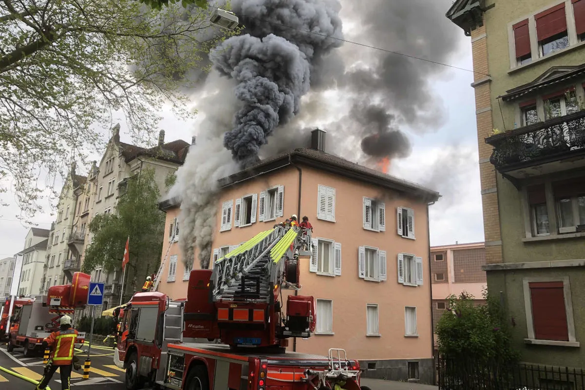 Stadt St.Gallen – Brand in Wohnhaus