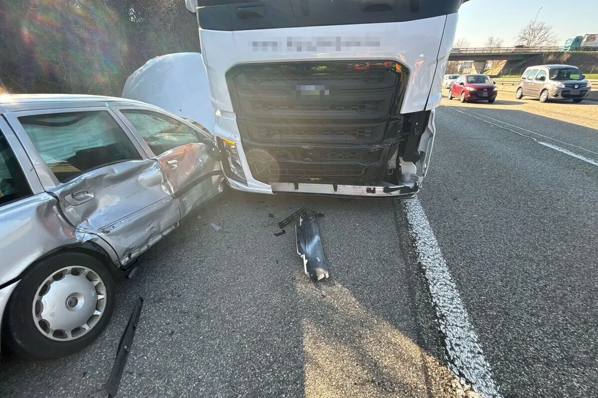 Unfall auf der A2 bei Egerkingen SO 