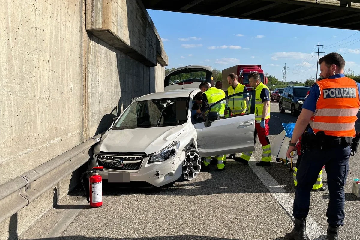 Härkingen SO - Starke Verkehrsbehinderung auf der A2