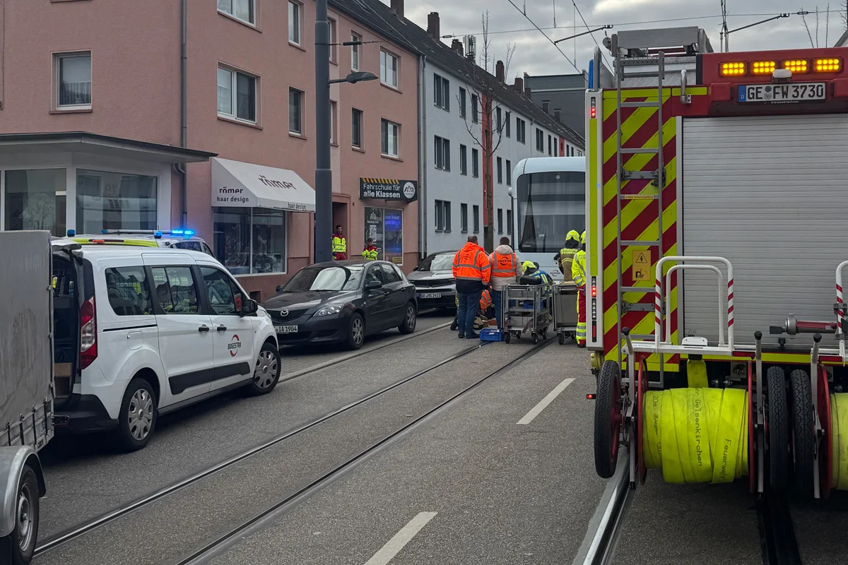 Gelsenkirchen – Mann stirbt nach Unfall mit Straßenbahn