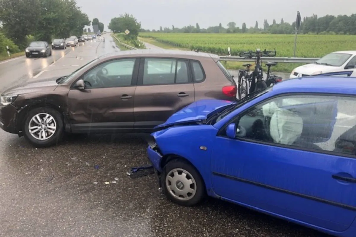 Edenkoben – Vorfahrtsunfall mit Einsatz eines Rettungshubschraubers