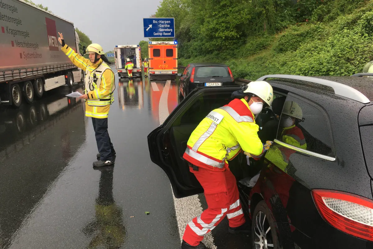 A40 Bochum – Verkehrsunfall mit mehreren Verletzten