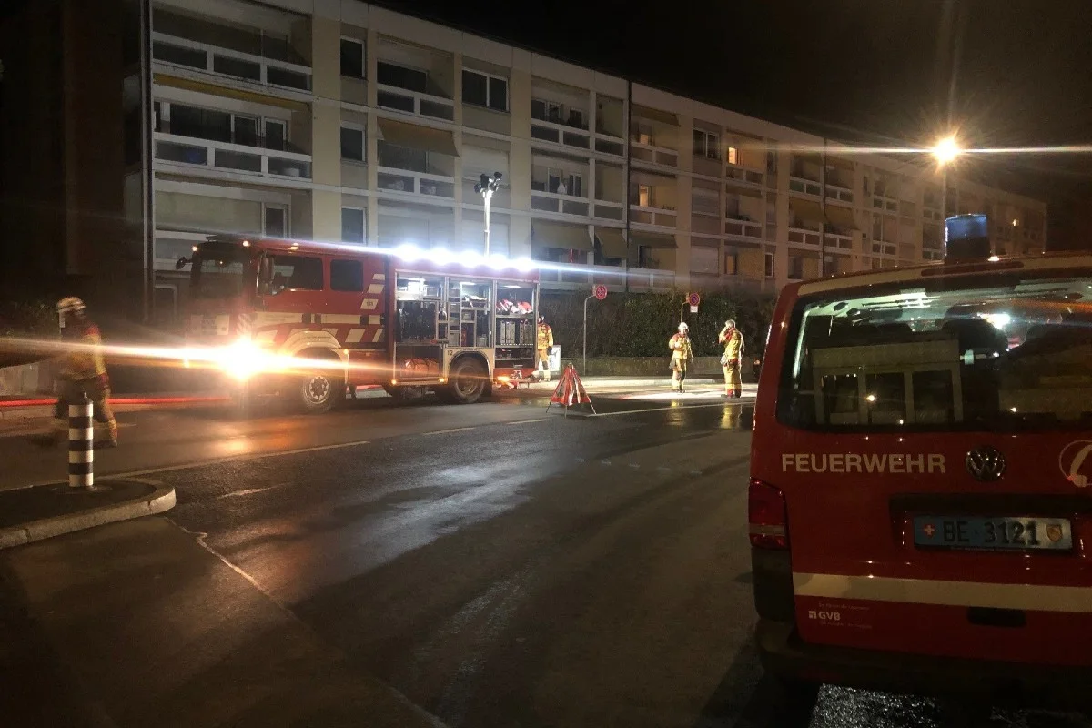 Bümpliz BE - Der Wohnungsinhaber erlitt Verbrennungen