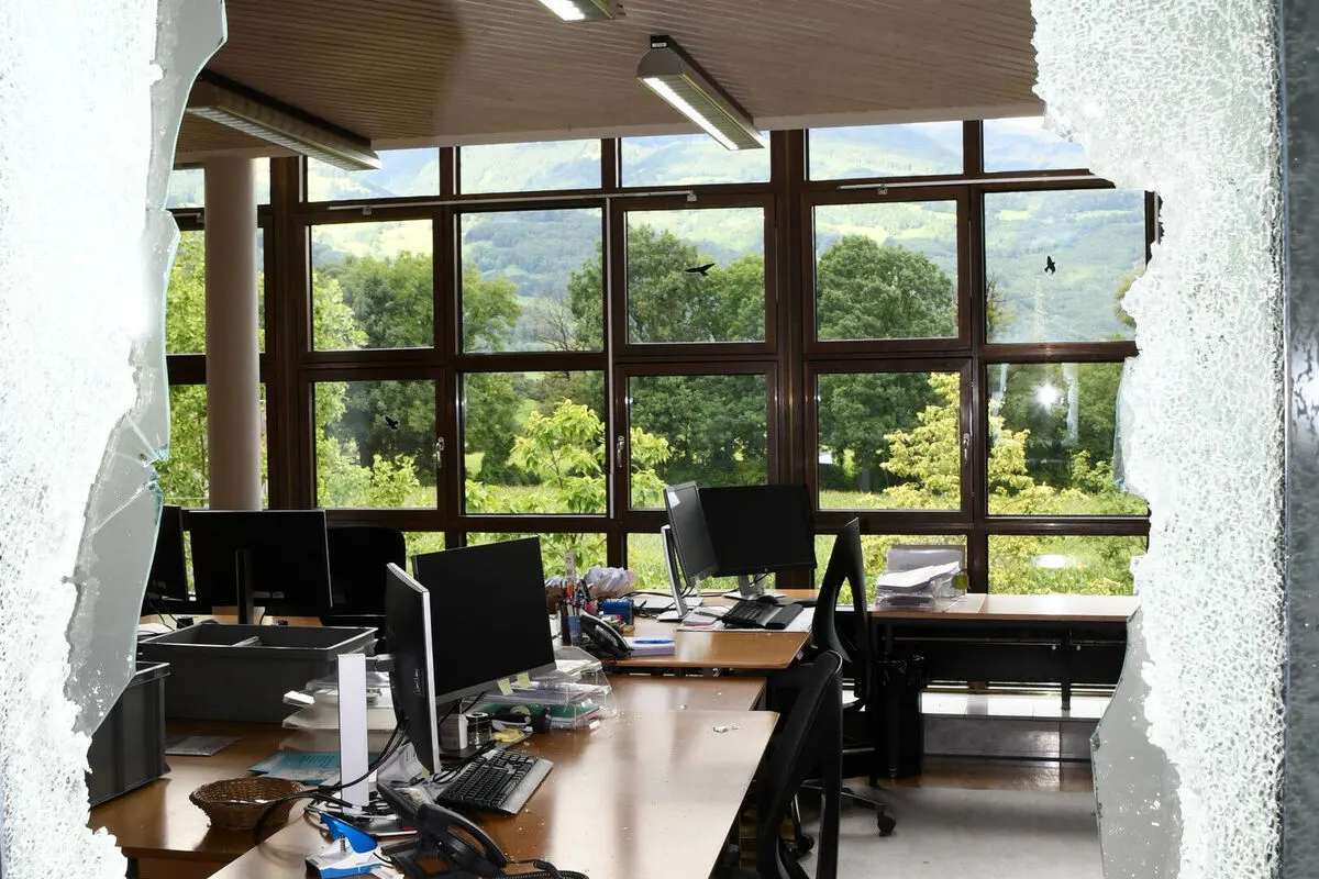 Einbruch in ein Gymnasium in Vaduz FL 