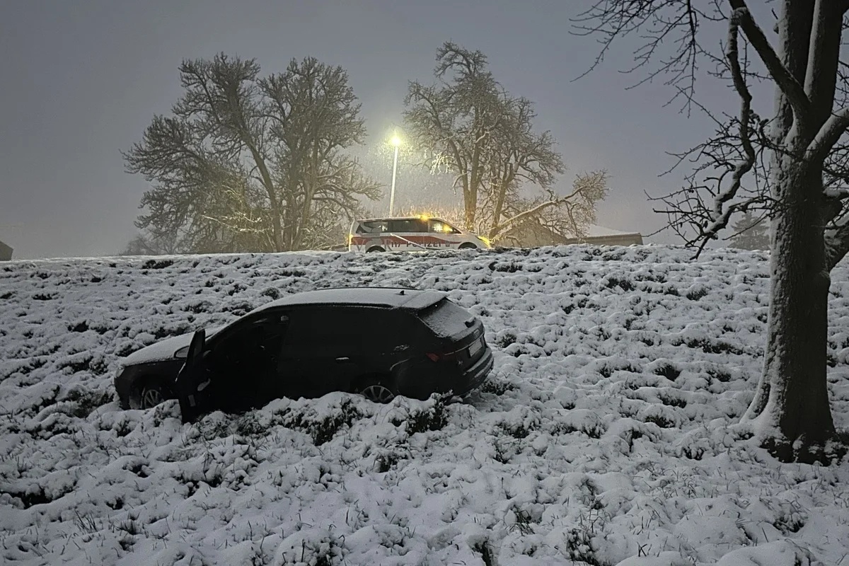 Appenzell Ausserrhoden – Mehrere Verkehrsunfälle während des starken Schneefalls