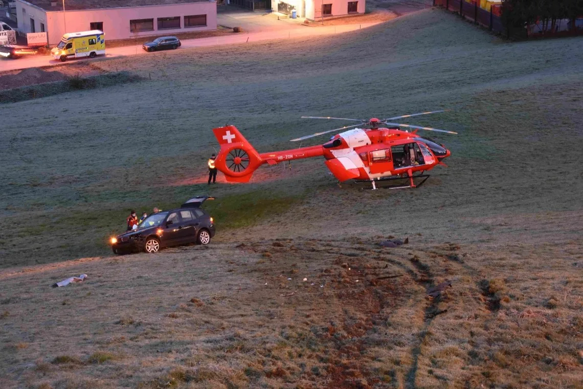 Selbstunfall in Flawil SG – Autofahrer unbestimmt verletzt