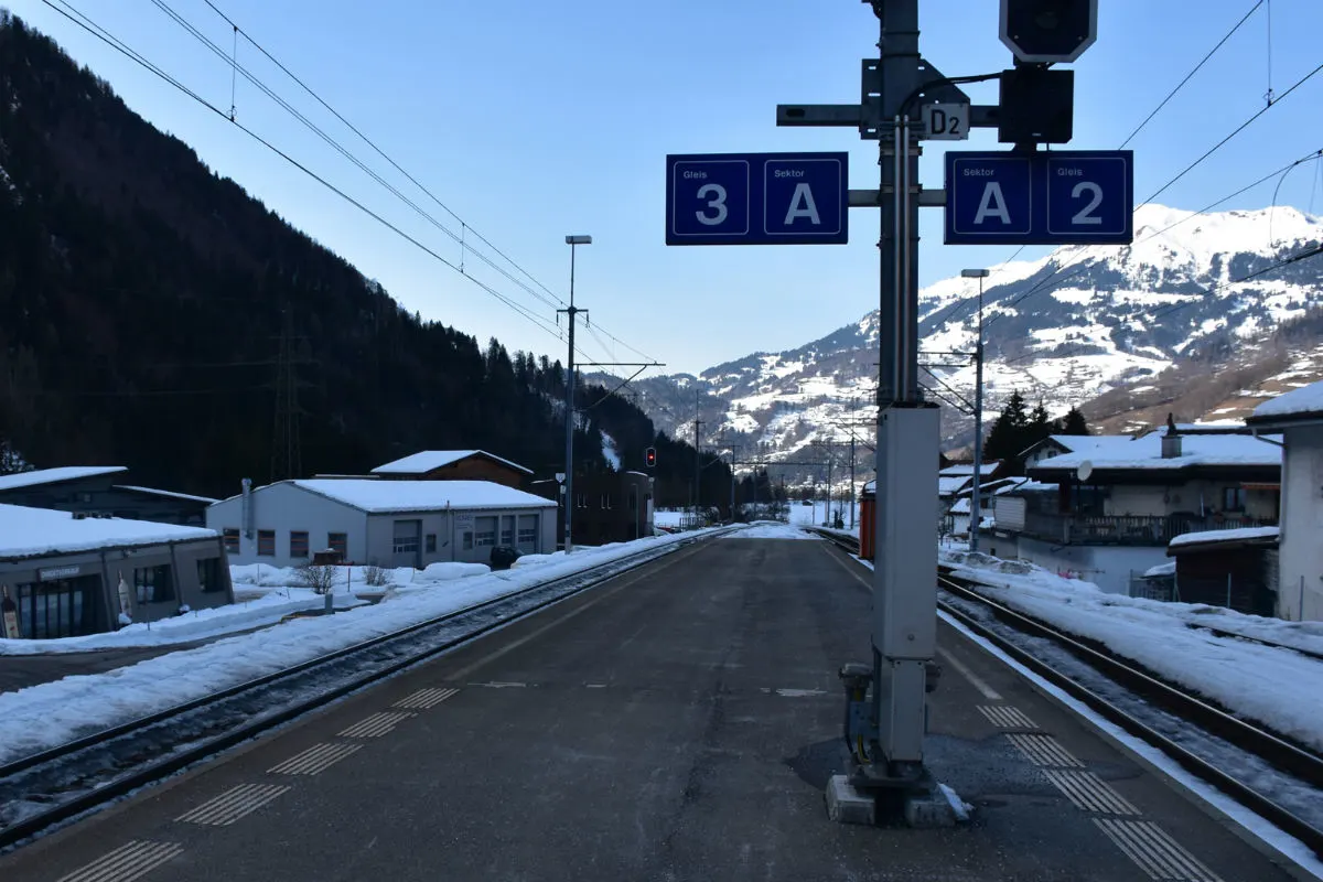 Schiers GR - Jugendliche von Zug erfasst und verletzt 