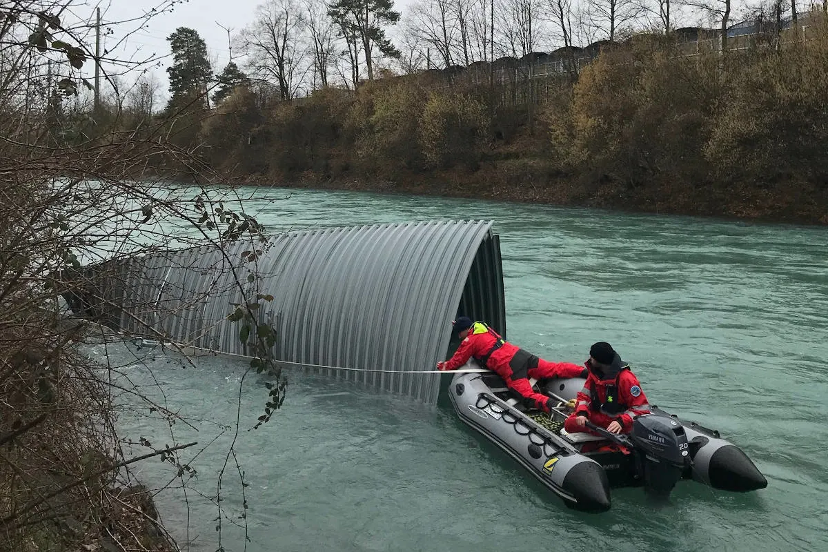 Steffisburg BE – Seepolizei-Einsatz nach Sturm