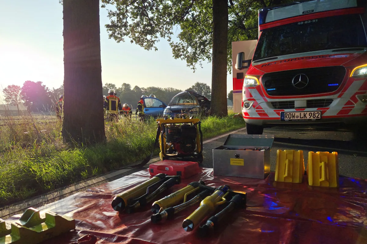 Visselhövede NI – Fahrerin bei Unfall schwer verletzt
