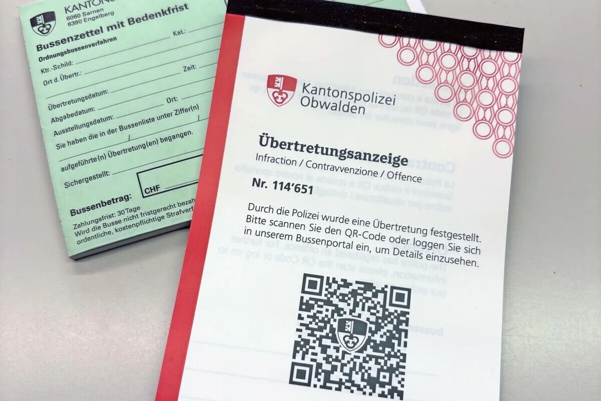 Kanton Obwalden – QR-Code scannen - Busse online bezahlen