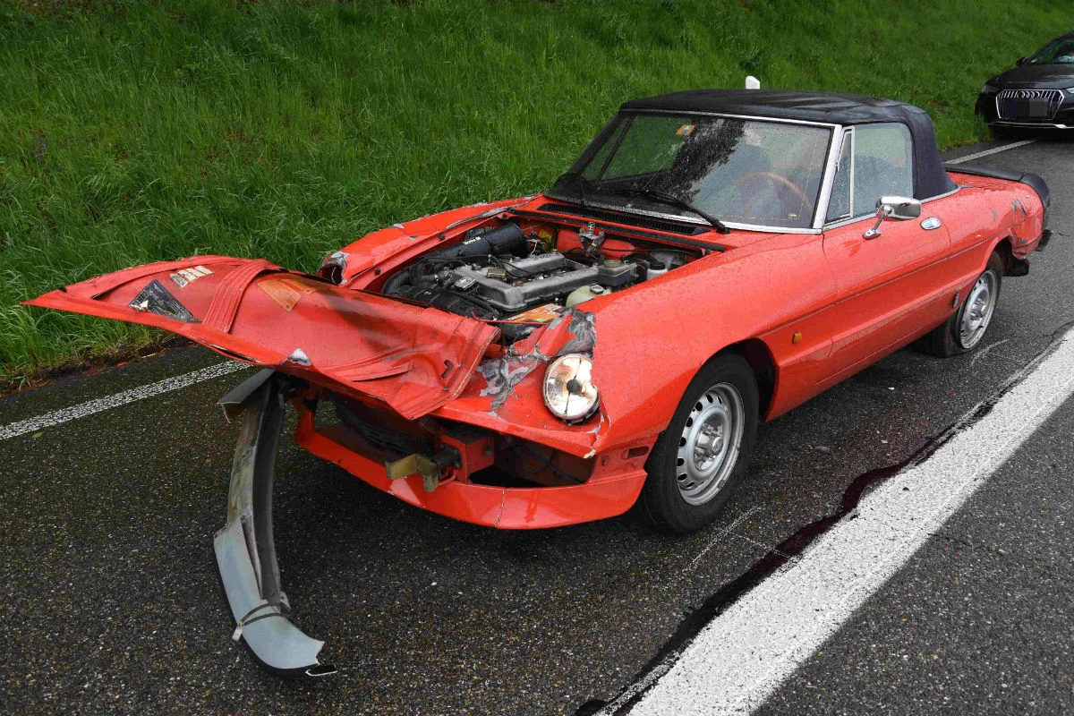 Rorschacherberg SG - Auffahrunfall auf der Autobahn