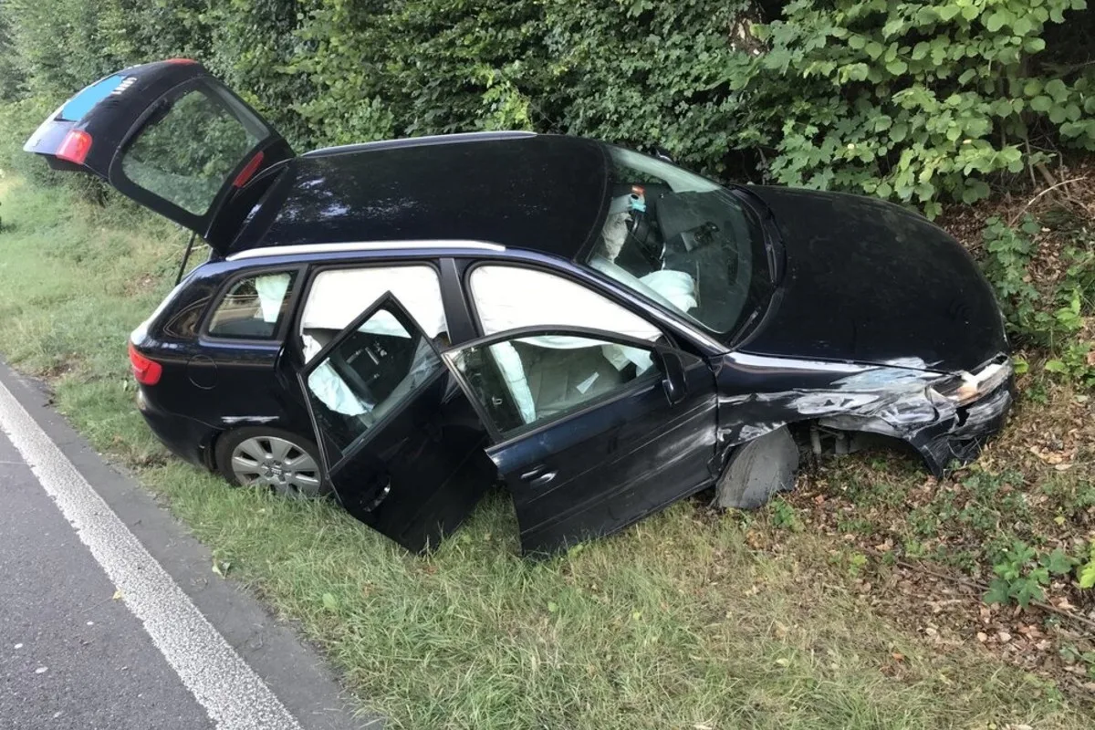 Selbstunfall in Thayngen SH - Zwei Kleinkinder sassen im Auto